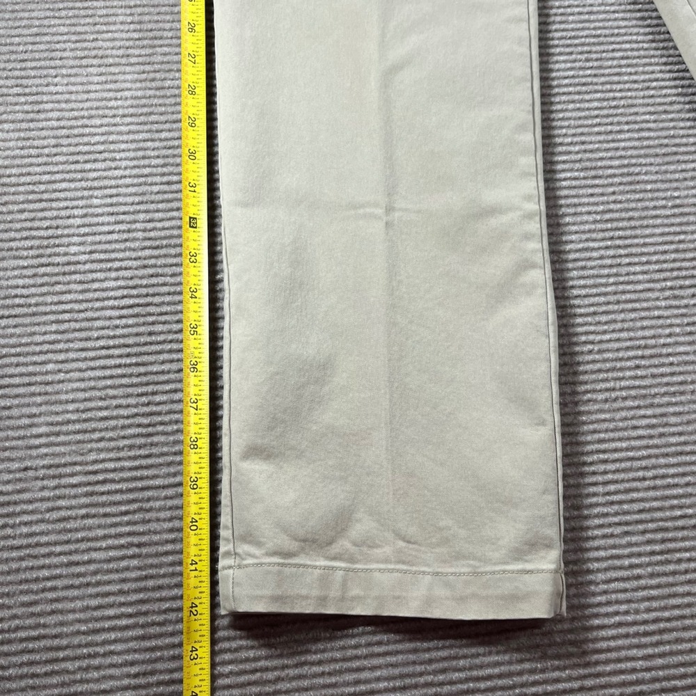 IZOD Mens Classic Fit Khaki Chino Pants Beige 34x34 45BM072 Stretch Twill - Picture 4 of 11